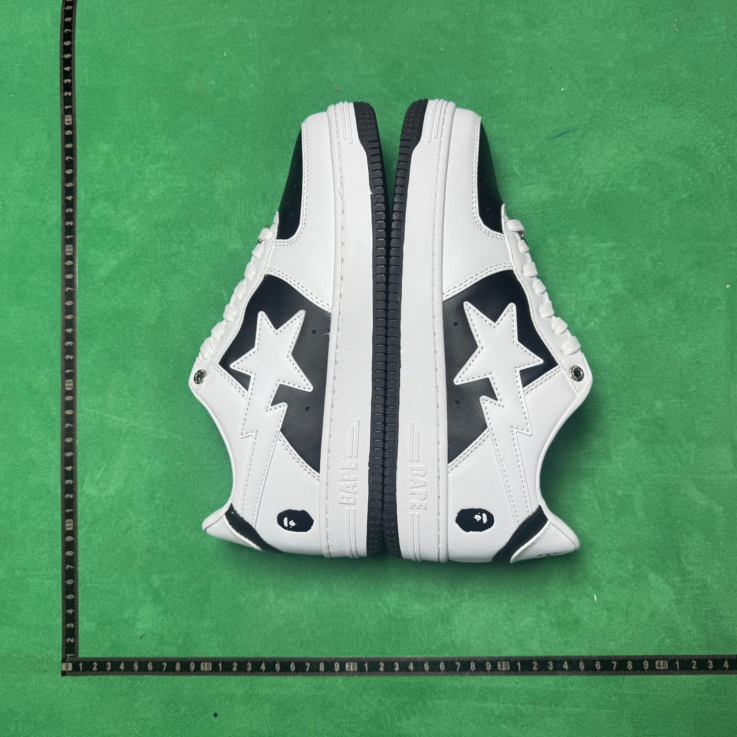 Bape STA Low White and Black