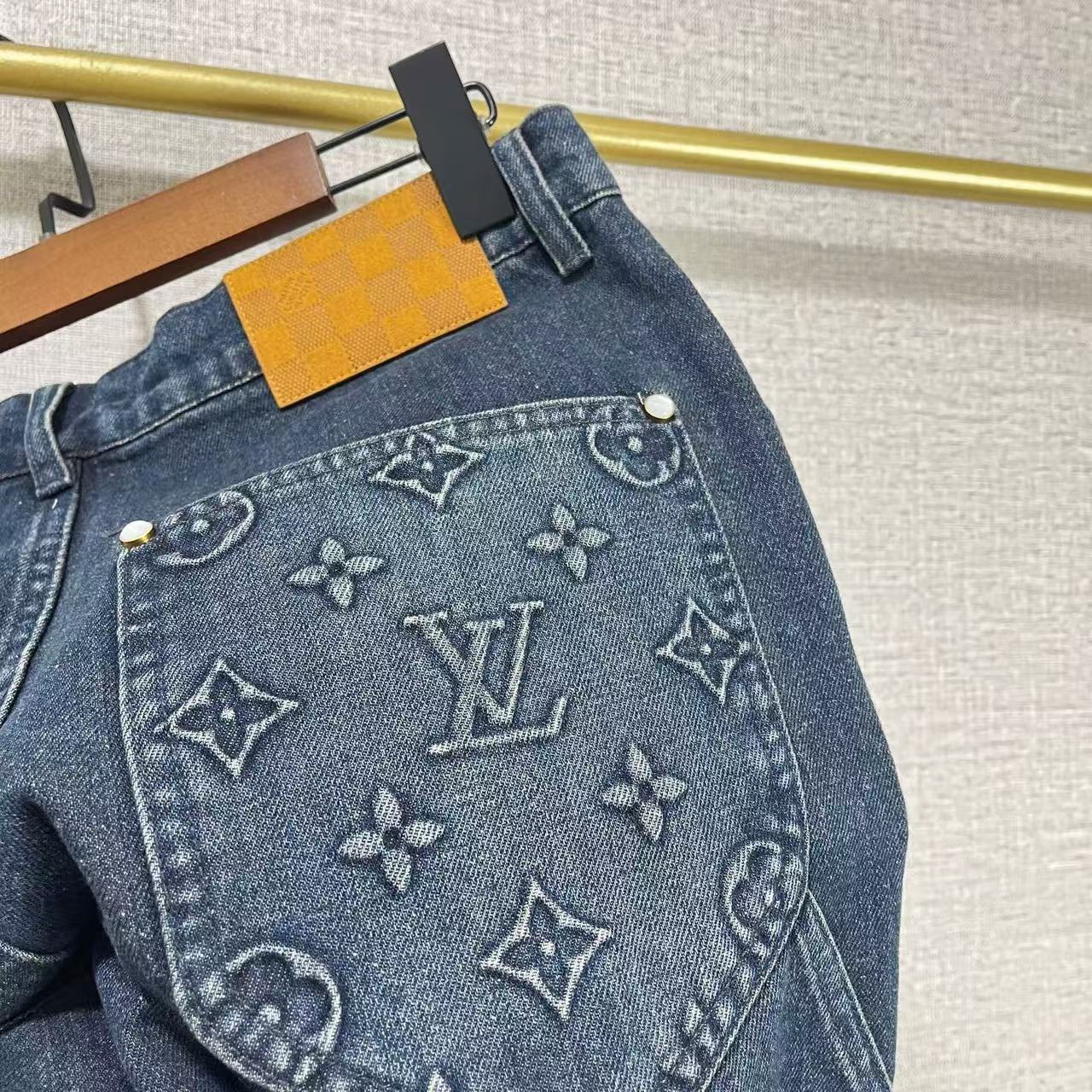 Calções denim L V
