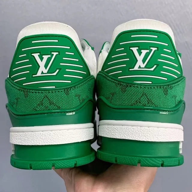Trainer Green and White