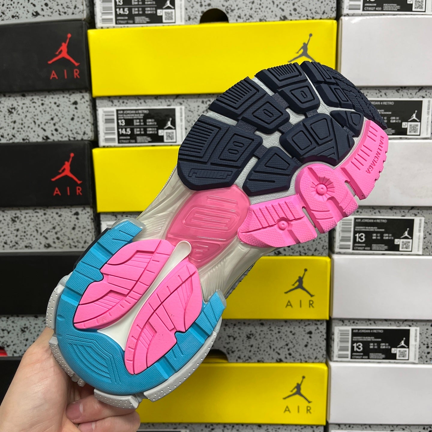 BLG Runner White/Pink/Grey/Blue