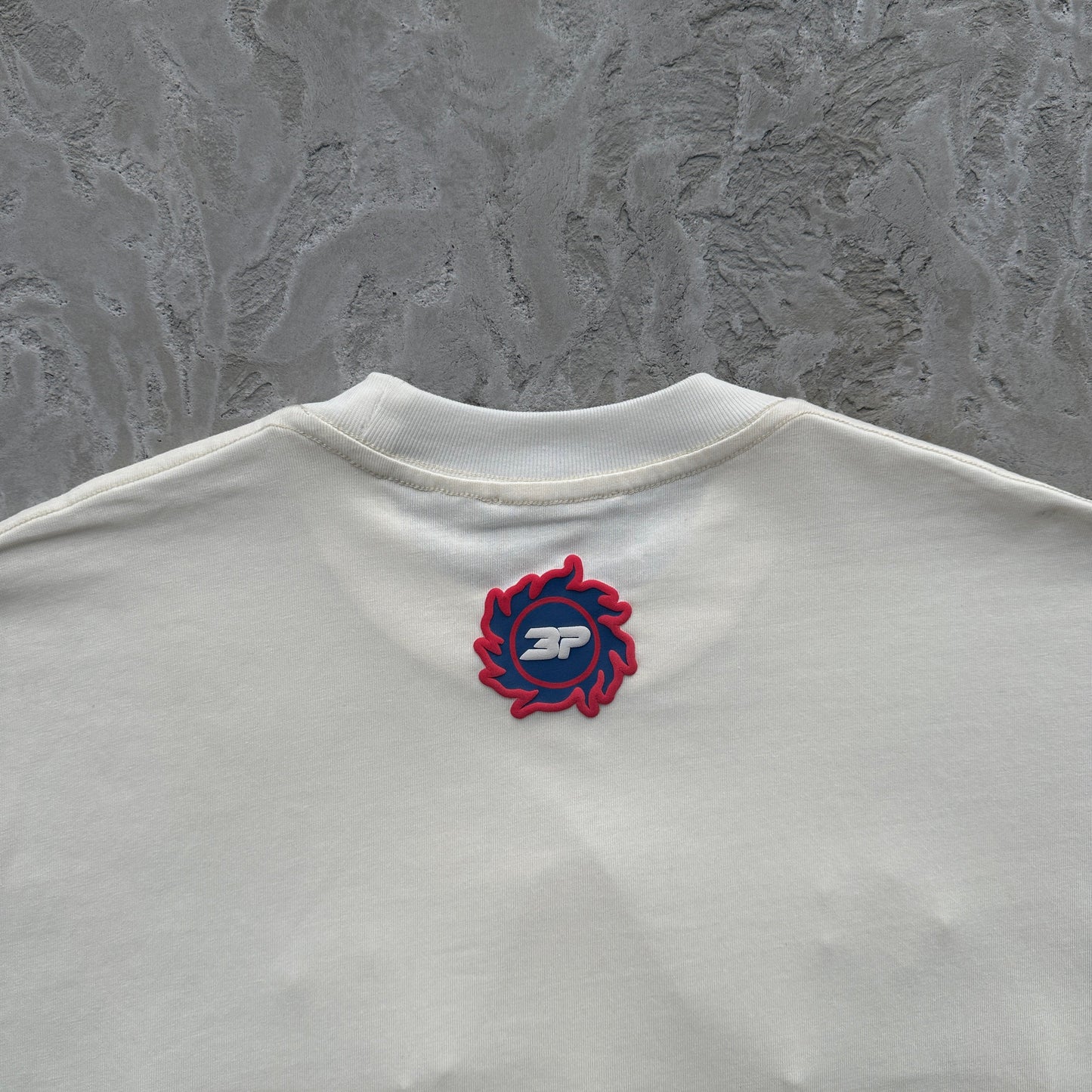 BPM star T-shirt- vanilla white