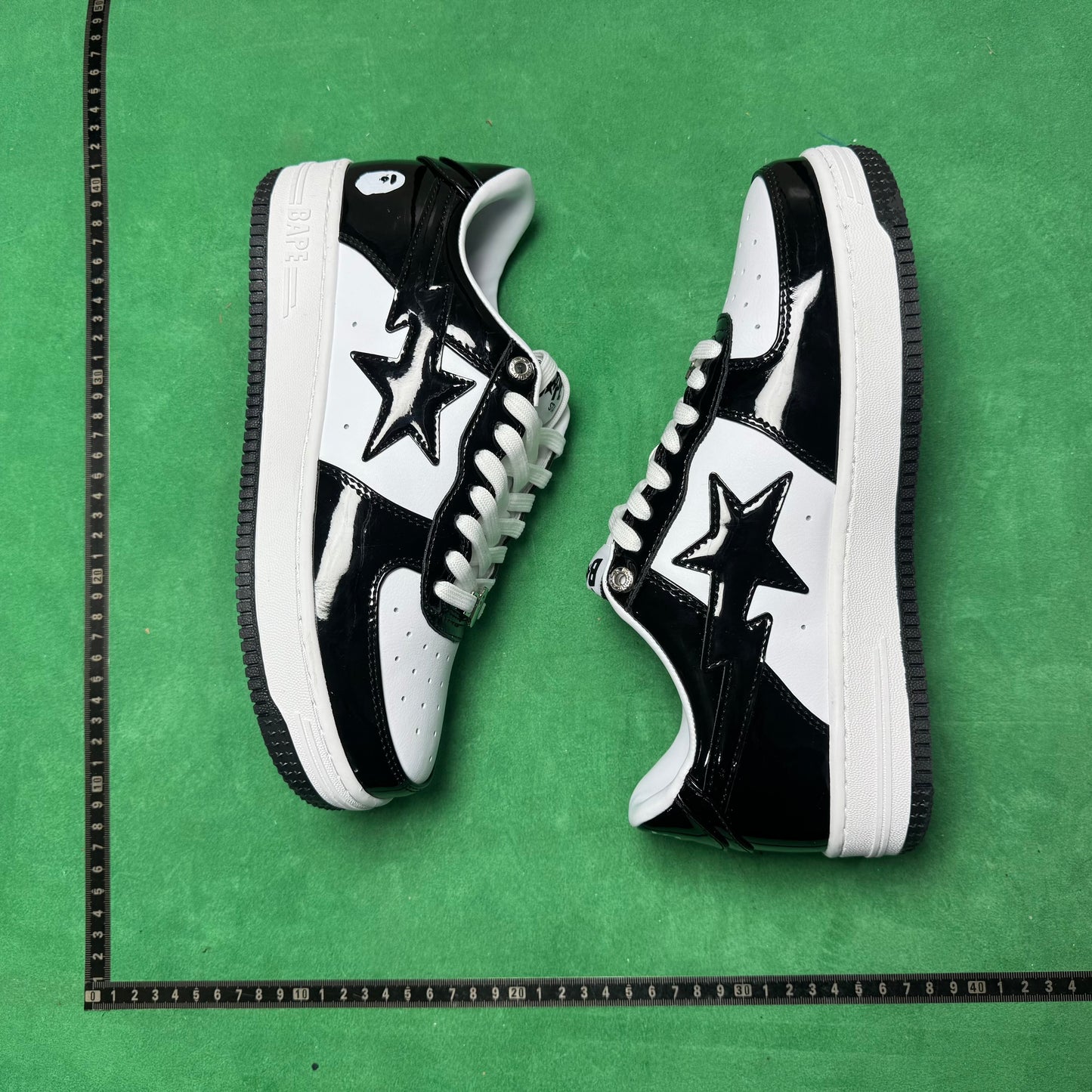Bape STA Low Black and White
