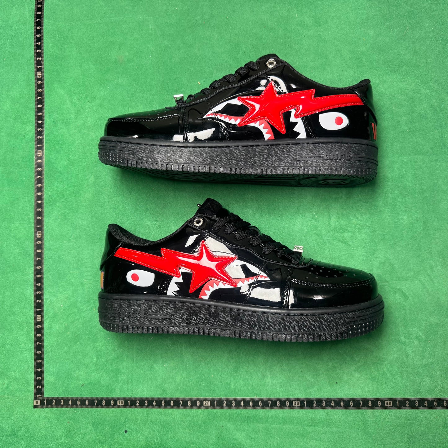 Bape STA Low Black and Red