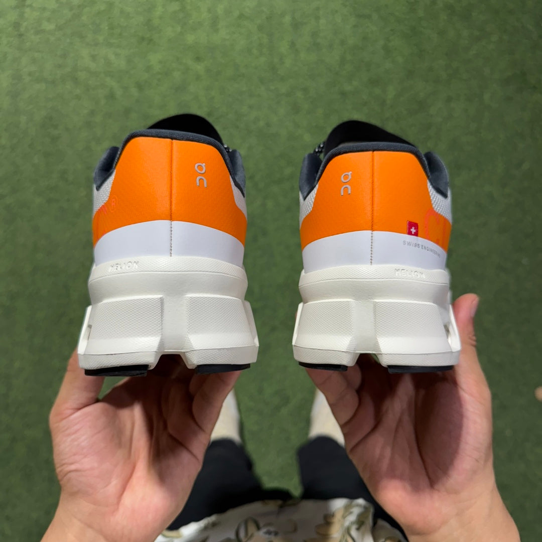 Cloudmonster White Orange