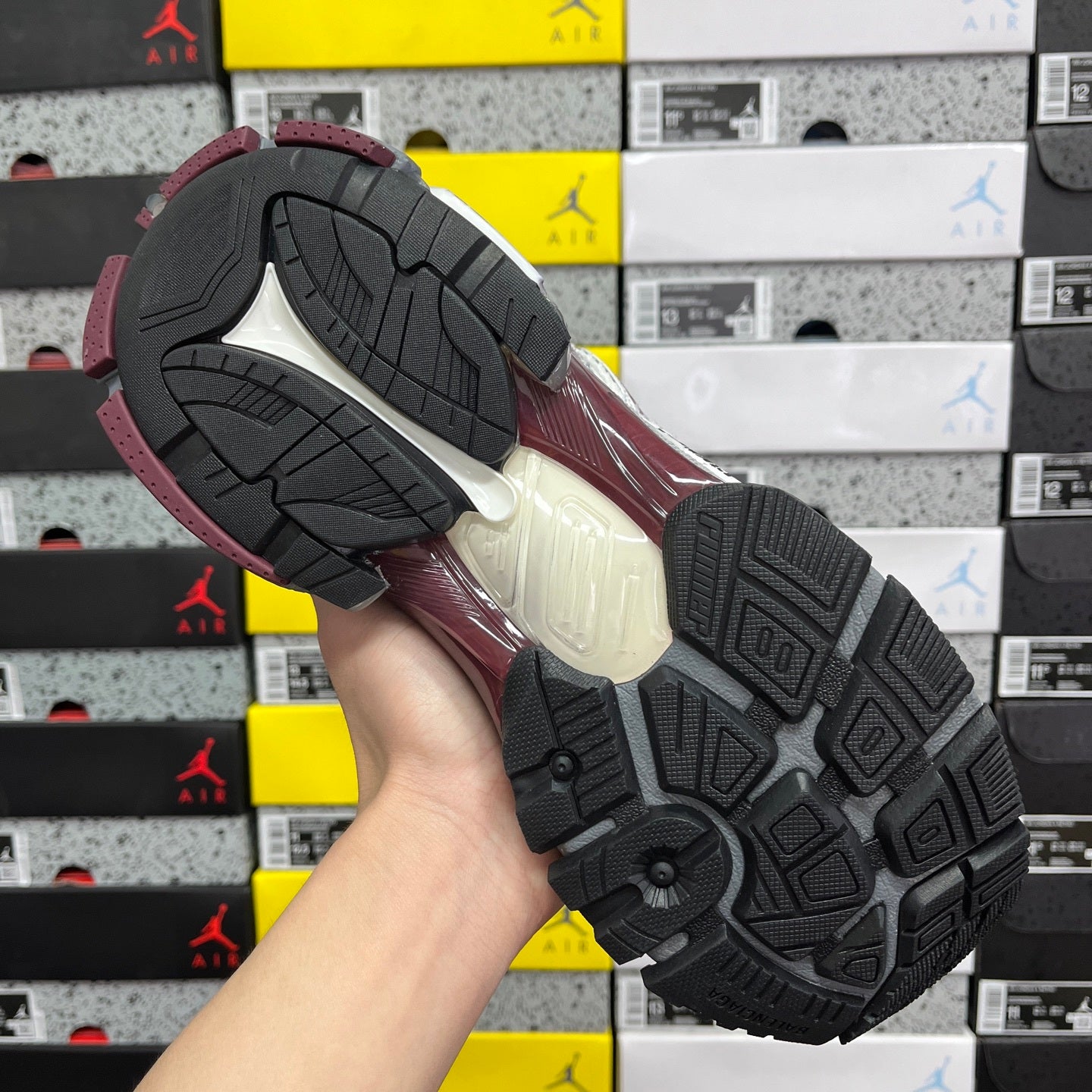 BLG Runner 7.0 White/Begundy/Grey