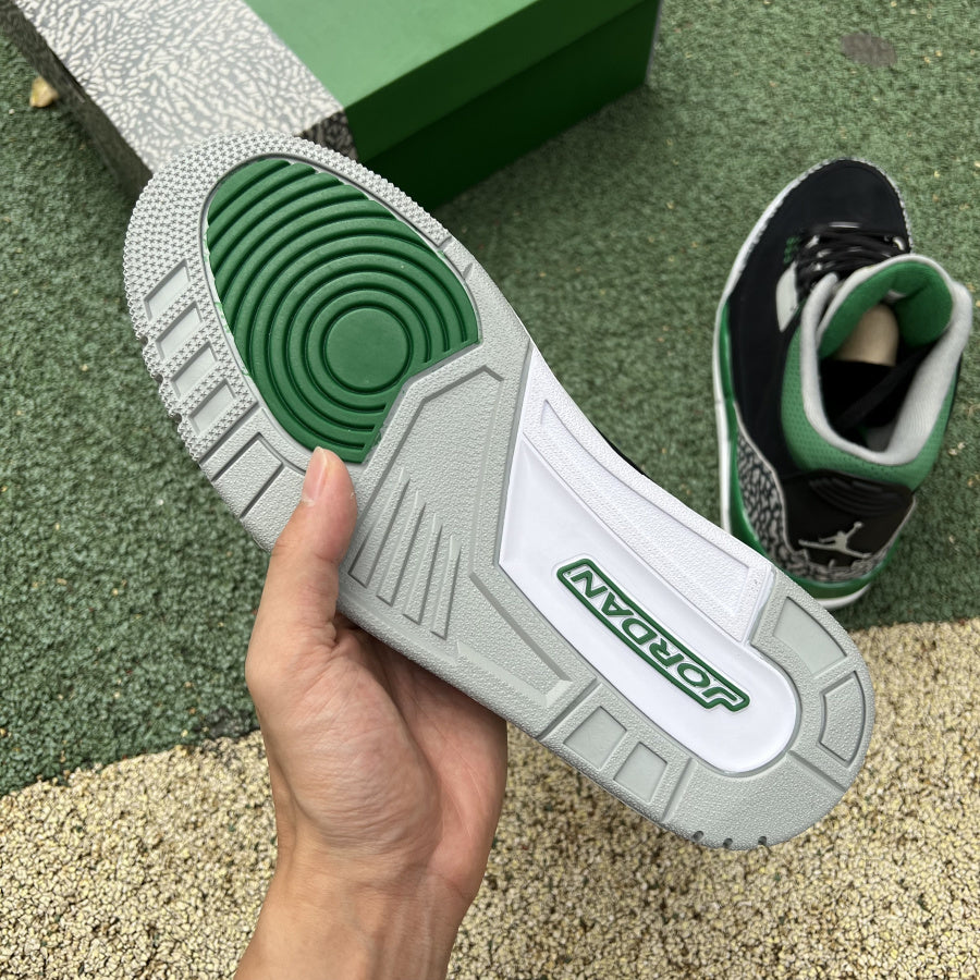 AJ3 Retro Pine Green