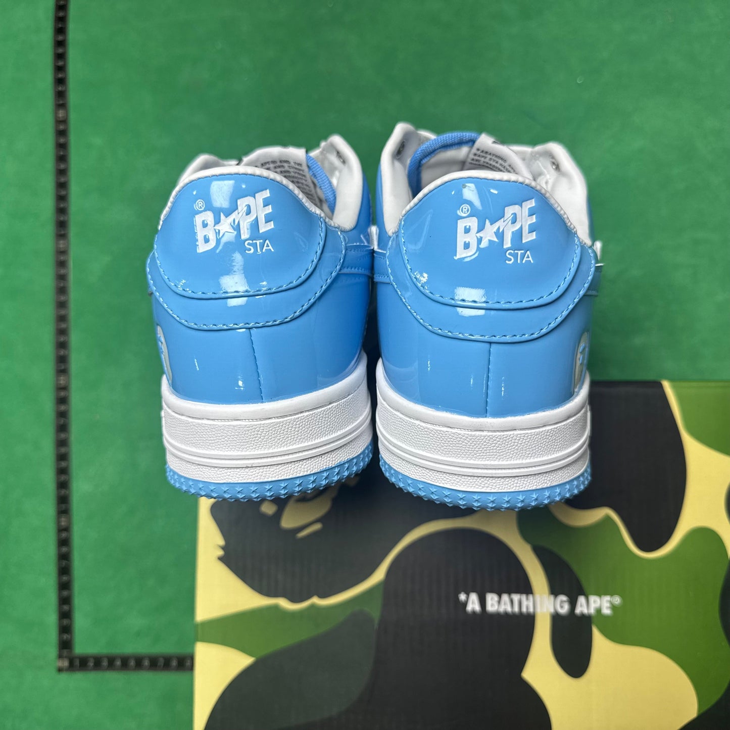 Bape STA Low Blue and White