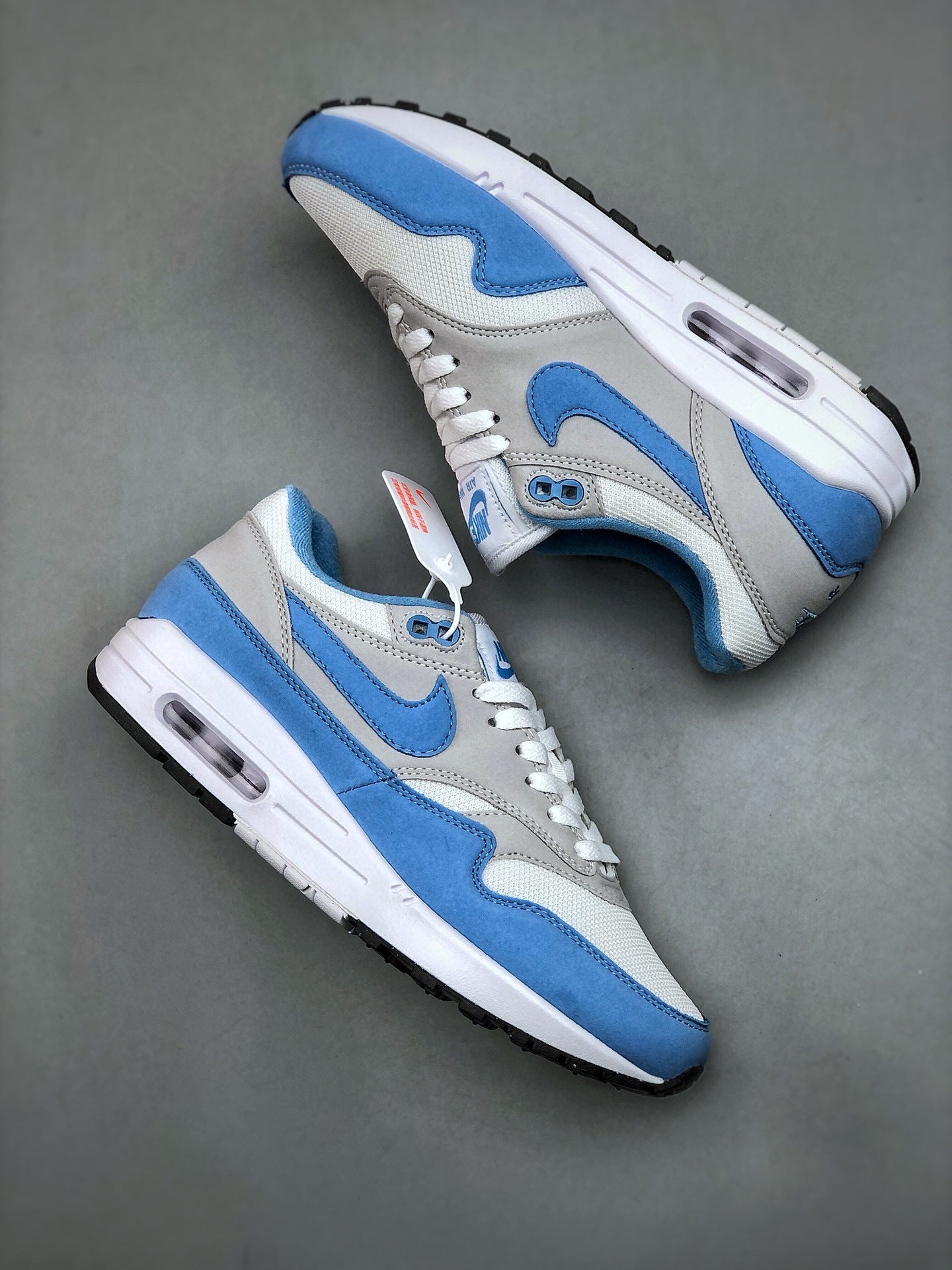 Air Max 1 White University Blue