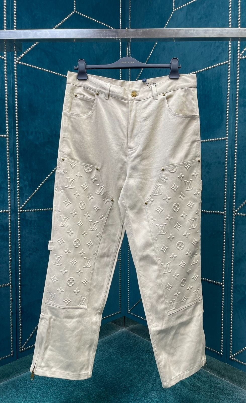Calças LV Creme