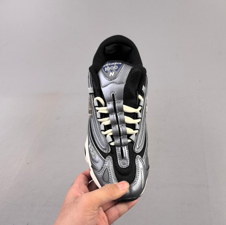 1000 Silver Metallic Black
