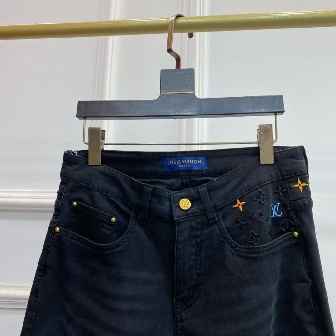 Calças Denim Black LV