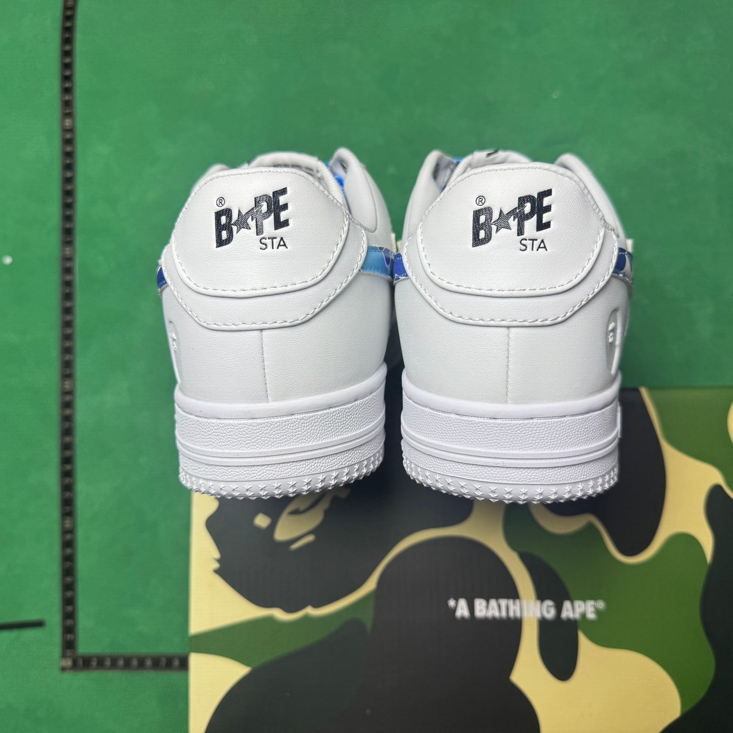 Bape STA Low White and Blue