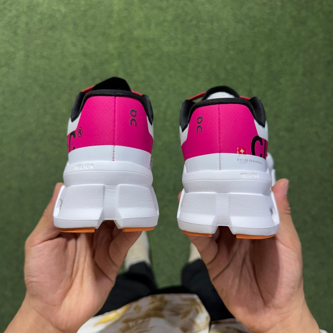 Cloudmonster White Dark Pink