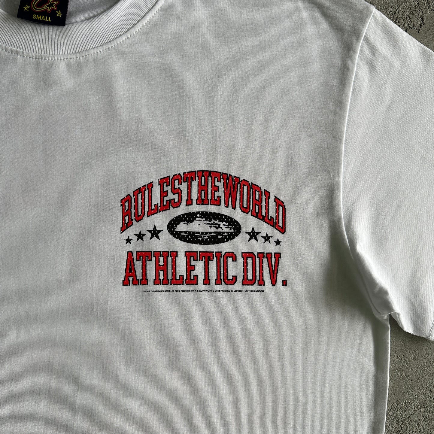 rules the world athletic white