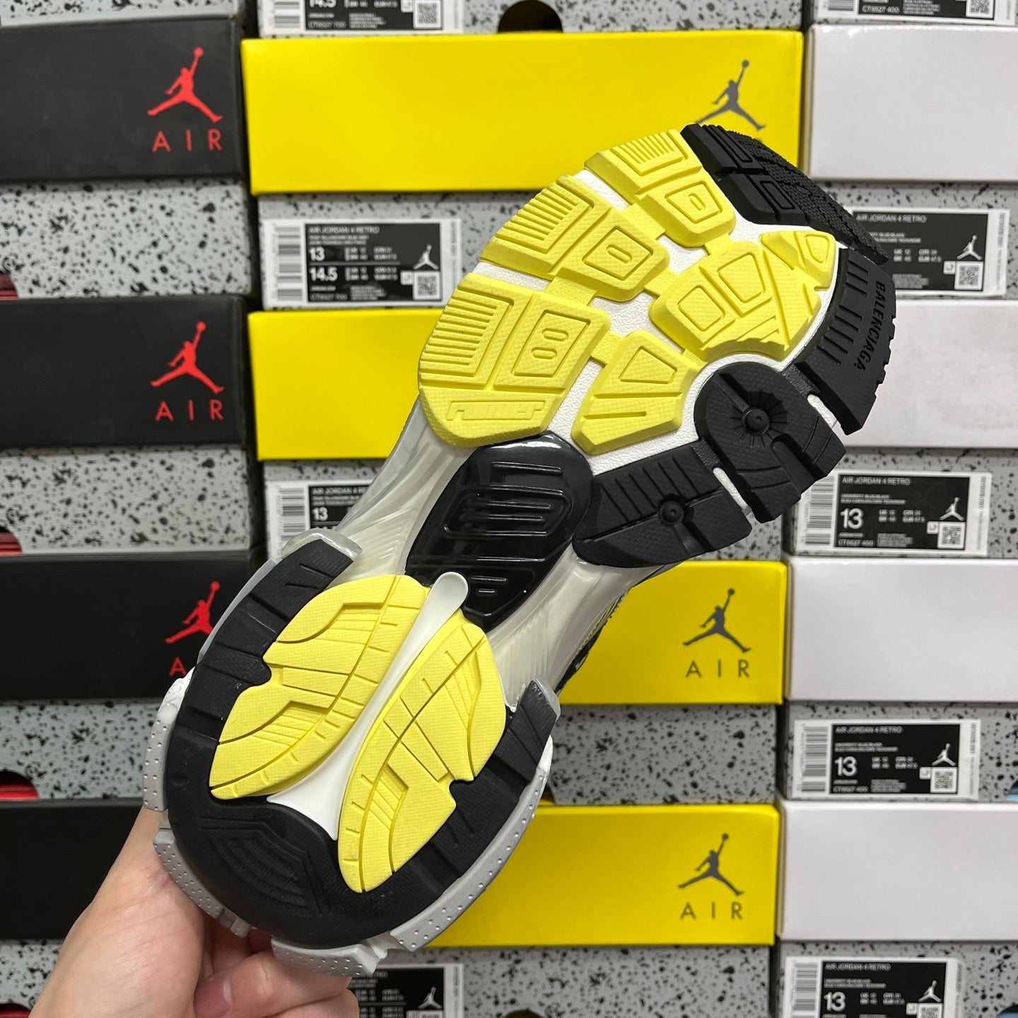 BLG Runner White/Black/Yellow