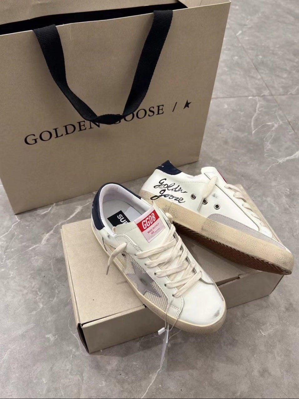 GDGS Superstar Silver Star Desert Body White