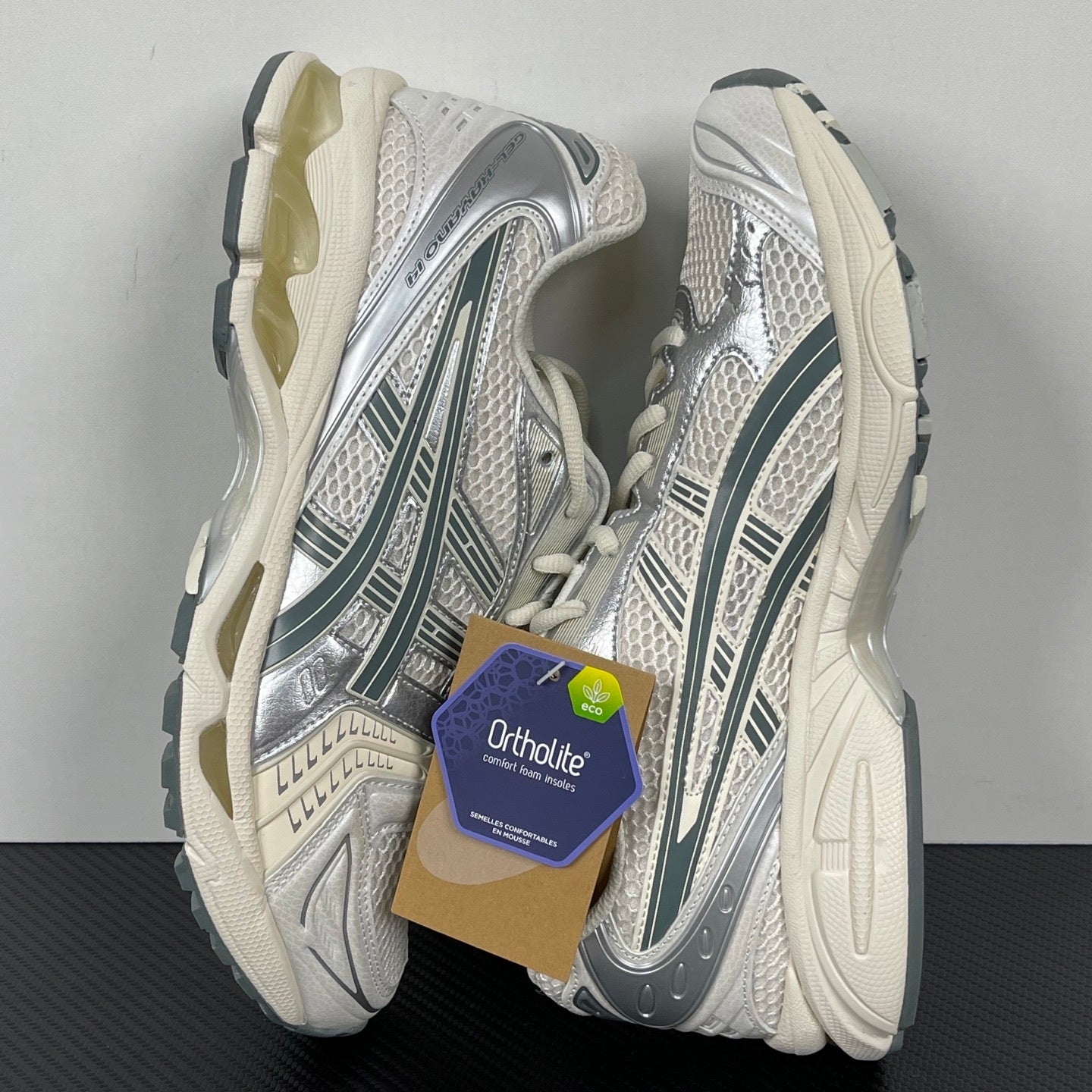 Kayano 14 Silver / Green / Cream