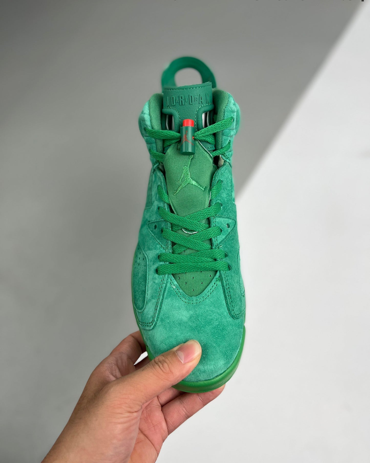 AJ6 Retro NRG Green Suede Gatorade