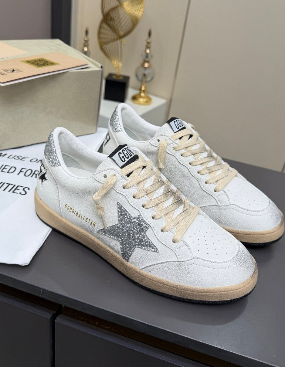 GDGS Ballstar Gum Sole White Body Silver Moon Star