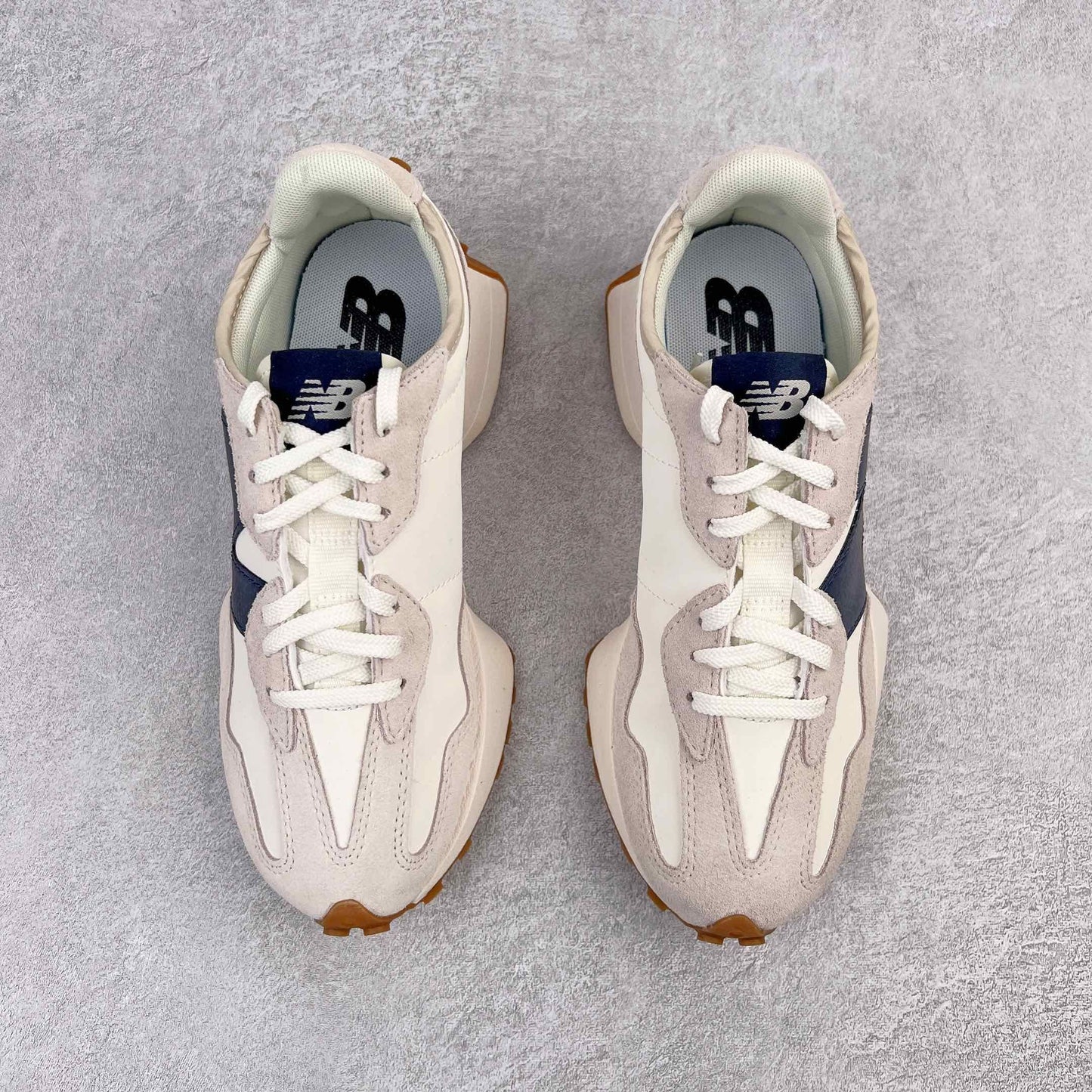 327 White and Blue Navy