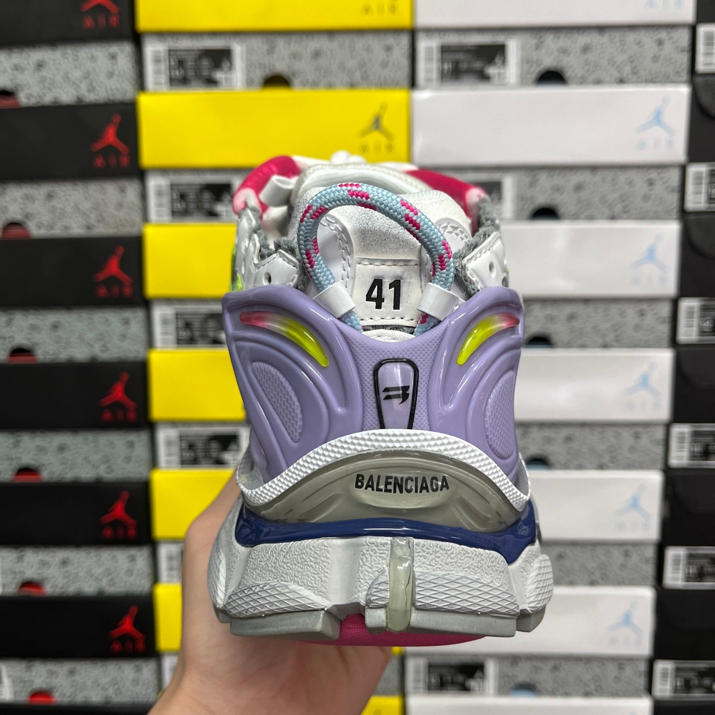 BLG Runner 7.0 Green/Puple/Pink/White