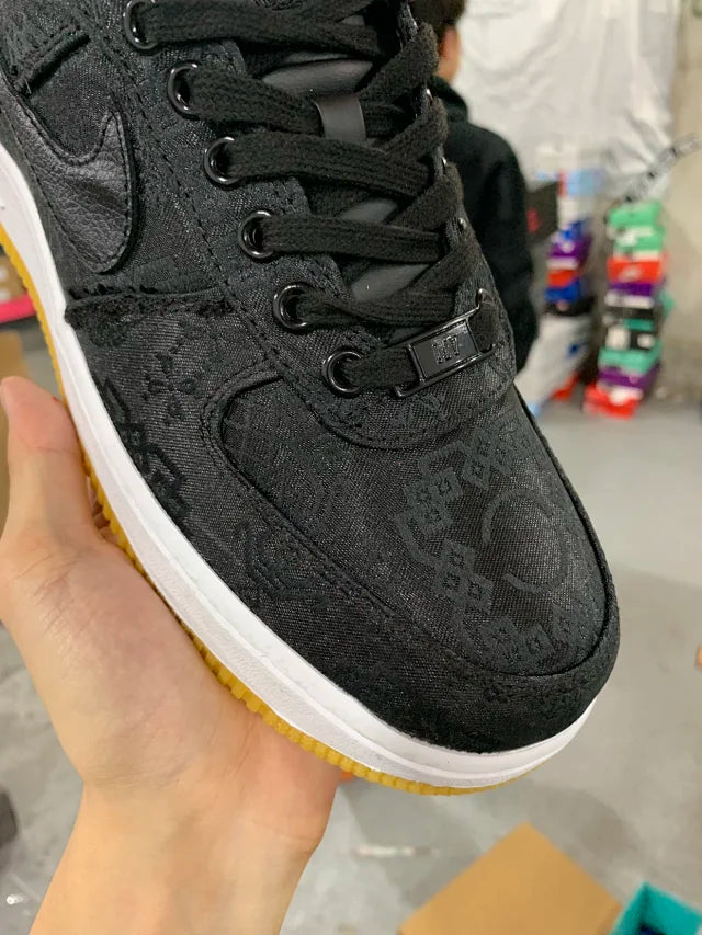 AF1 07 x Fragment Design x CLOT Black Silk