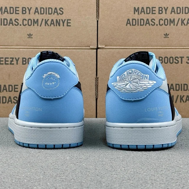 AJ1 Low x LV Blue