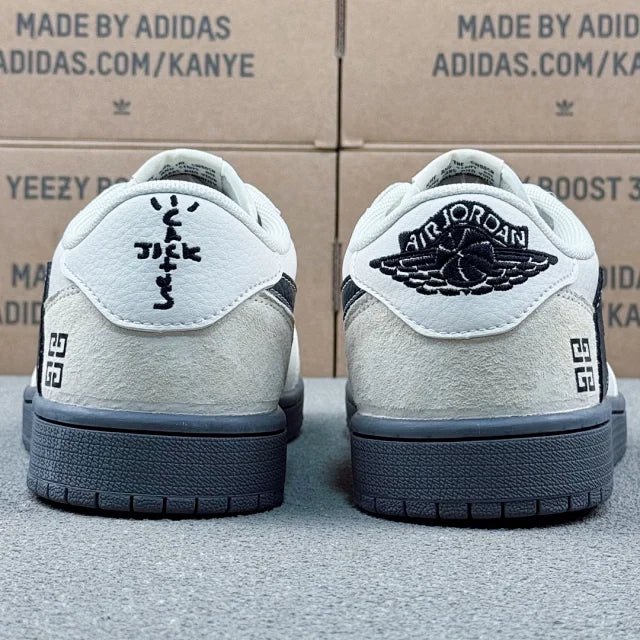AJ1 Low White