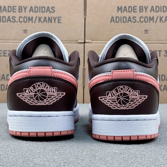 AJ1 Low Black & Rust Pink