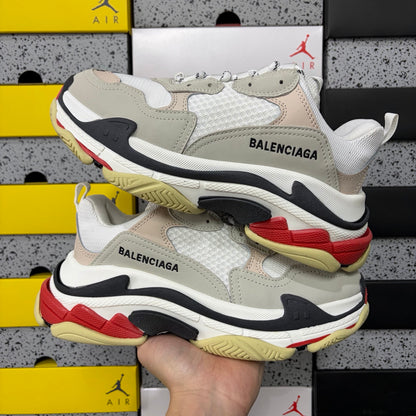 BLG Triple S Mule White/Black/Red/Beige