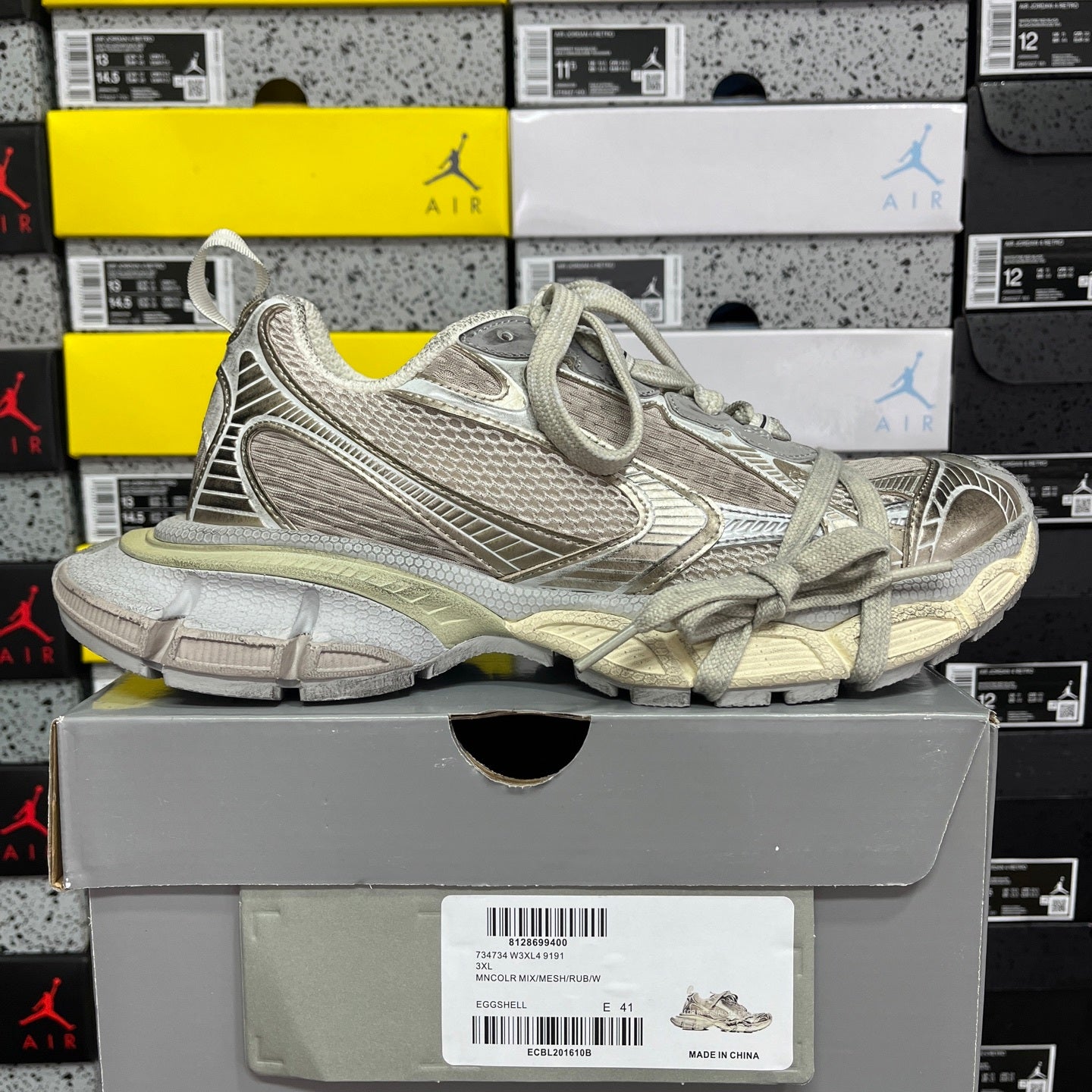 BLG 3XL Beige/Grey/White