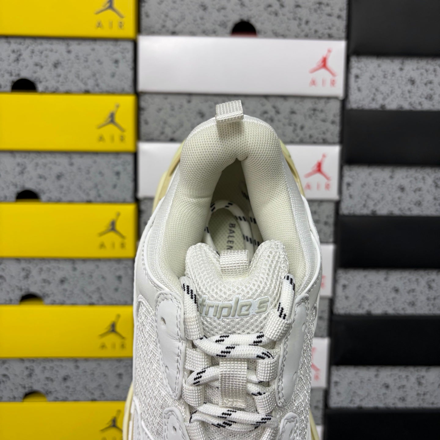 BLG Triple S White/Beige