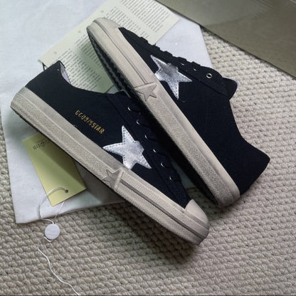 GDGS V-Star Black White Sole Silver Star