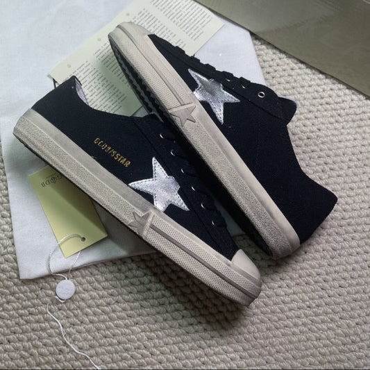GDGS V-Star Black White Sole Silver Star