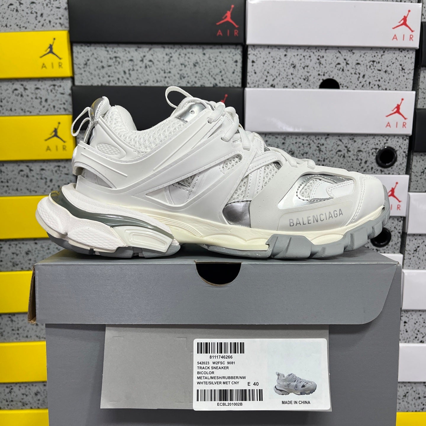 BLG Track White Grey