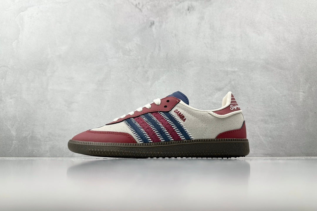 Samba Red Blue White