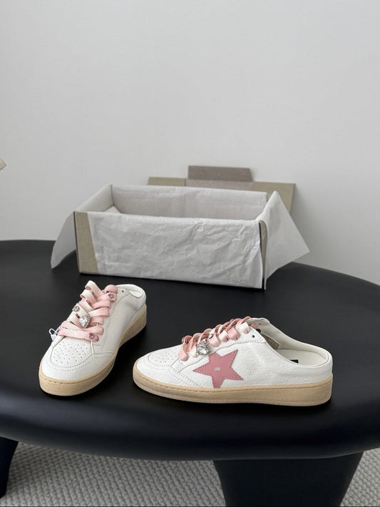GDGS Super-Star Sabot Pink Star Gum Sole