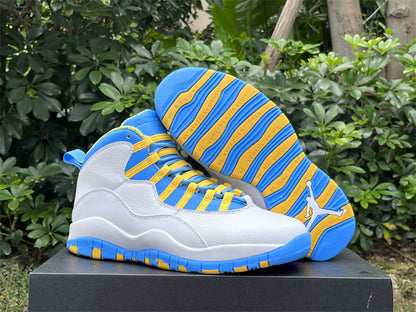 AJ10 White and Blue
