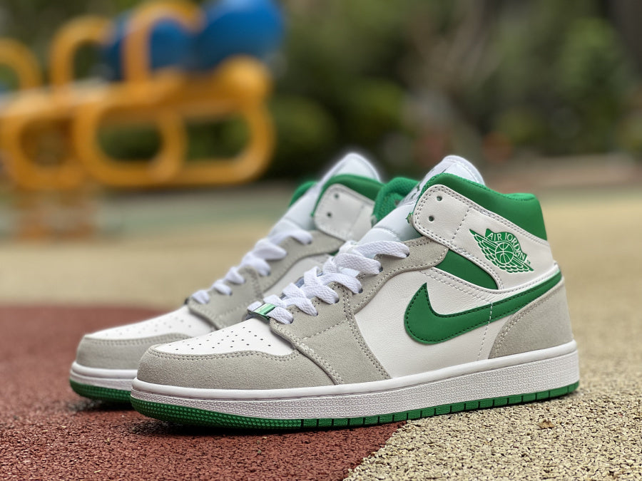 AJ1 MID SE Grey Green