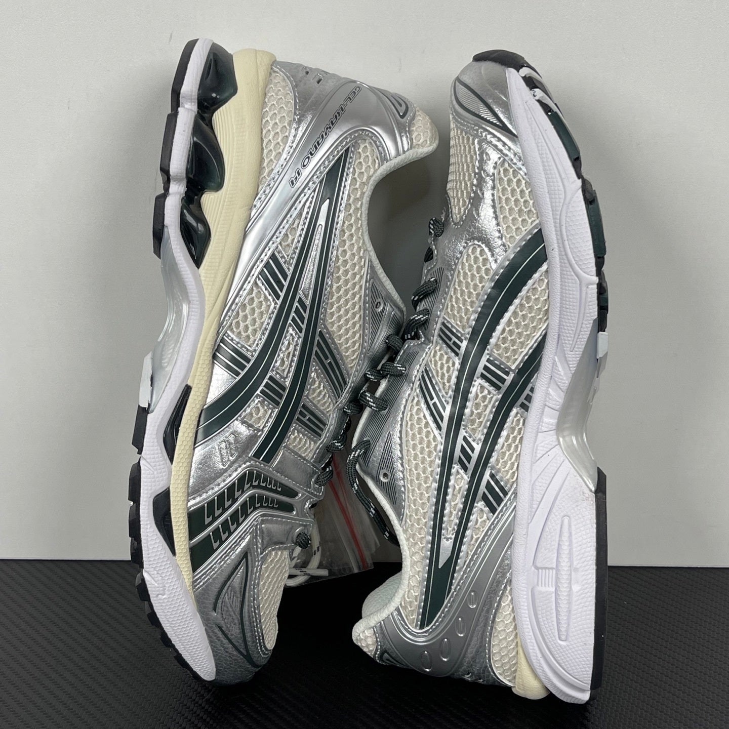 Kayano 14 Silver Dark Green Cream