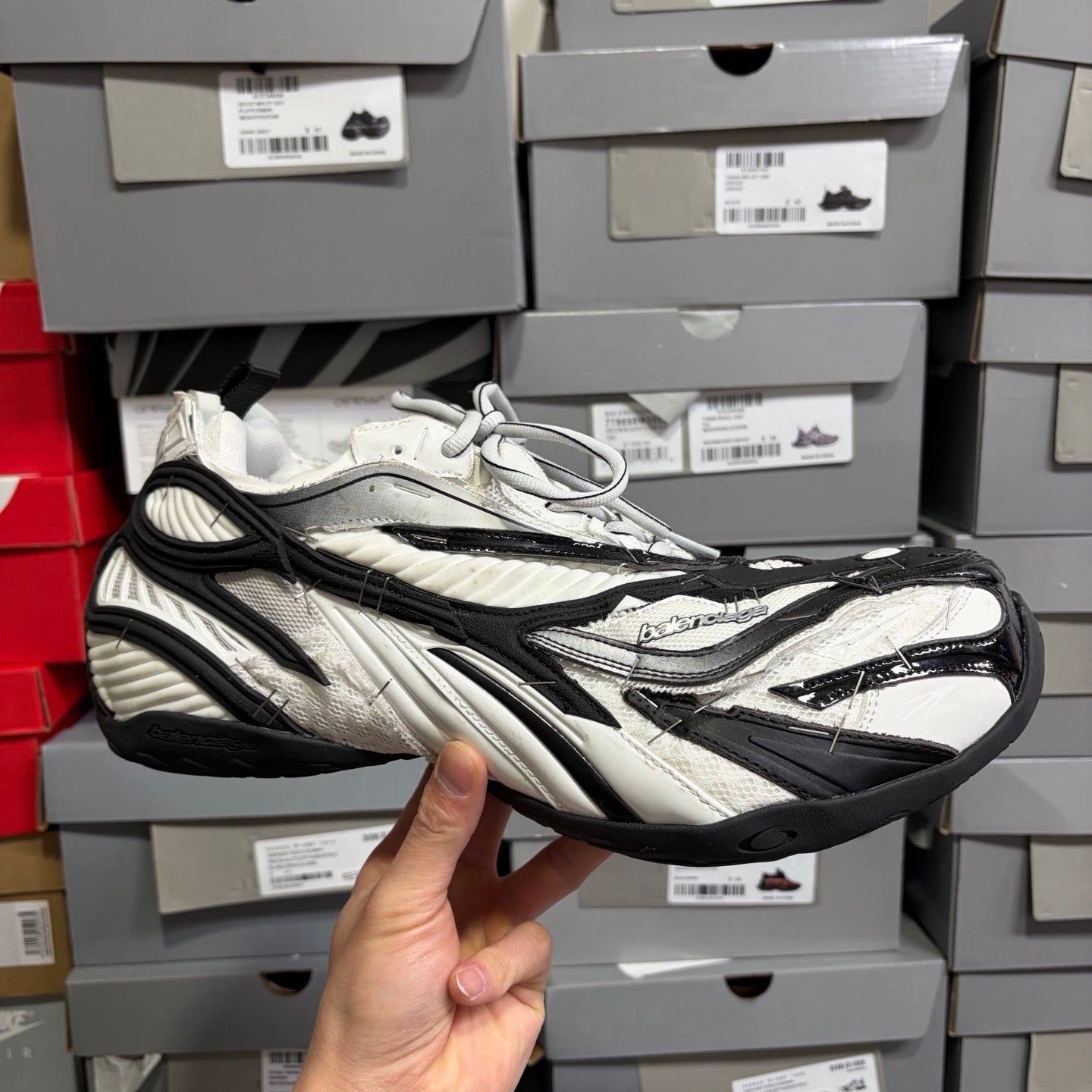 BLG Soleless Black/White