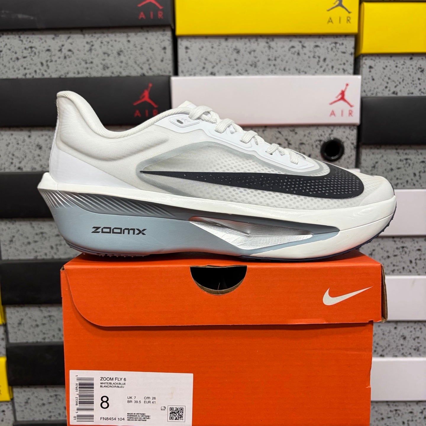 Zoom Fly 6 White/Black/Blue