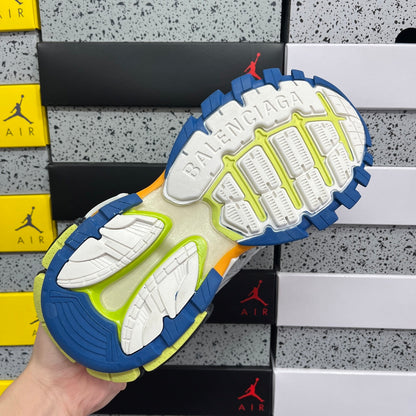 BLG Track Leather Free White Silver Multi