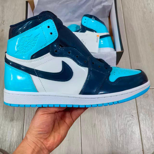 AJ1 Blue and balck