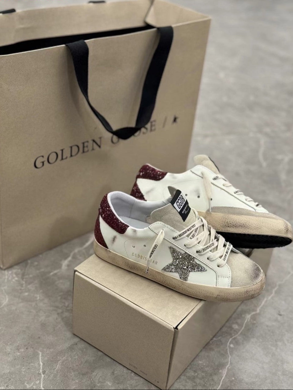 GDGS Superstar Red Back StarLight Gum Sole
