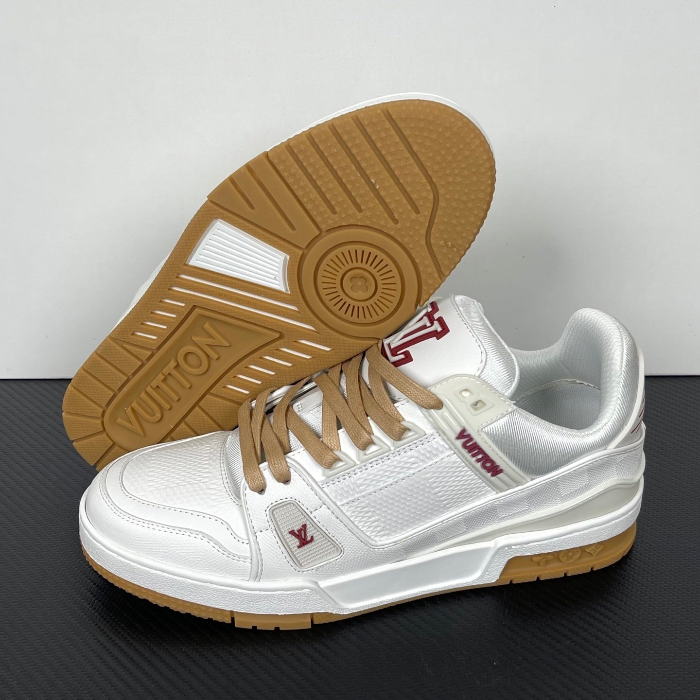 Trainer White and Bordeaux
