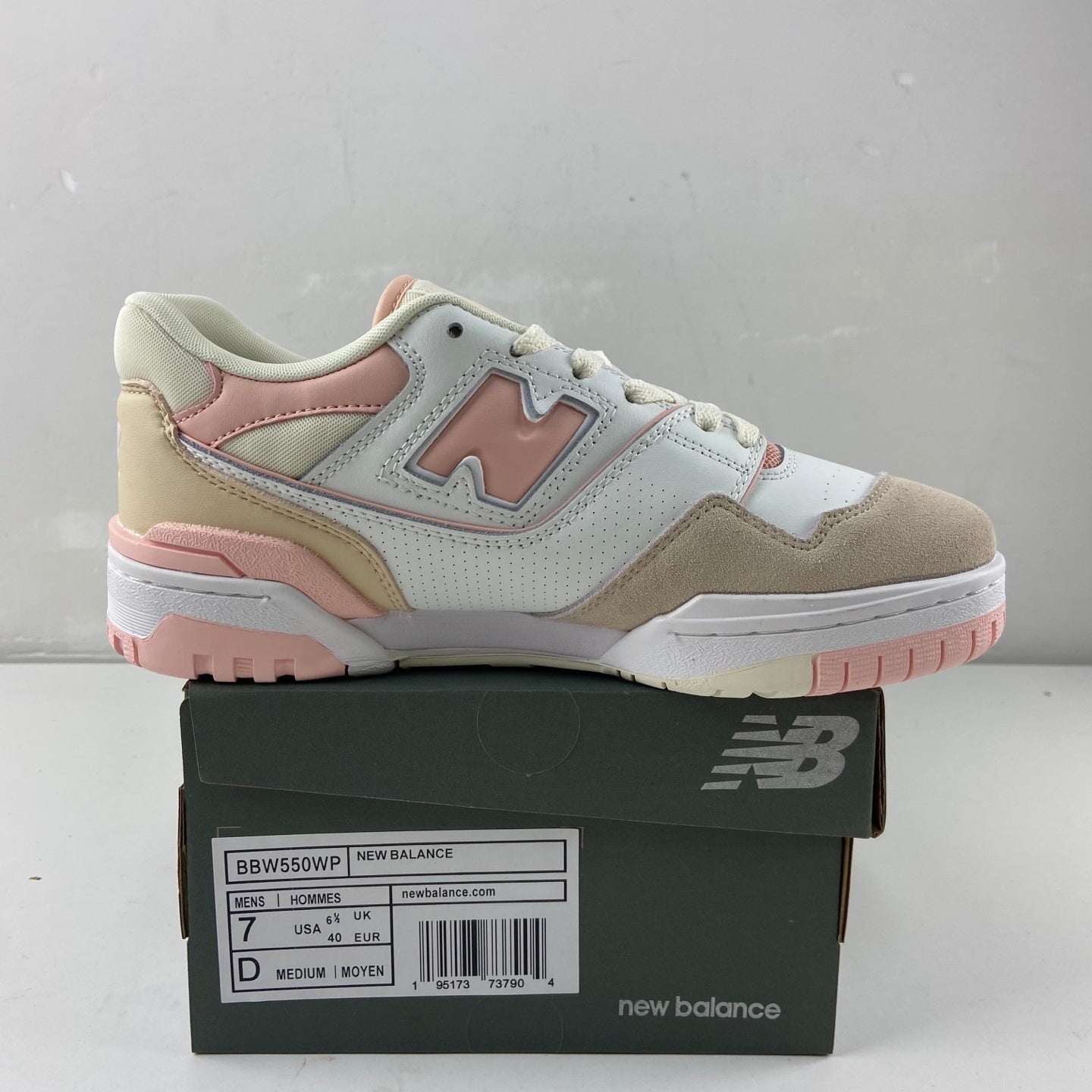 550 Pink and White