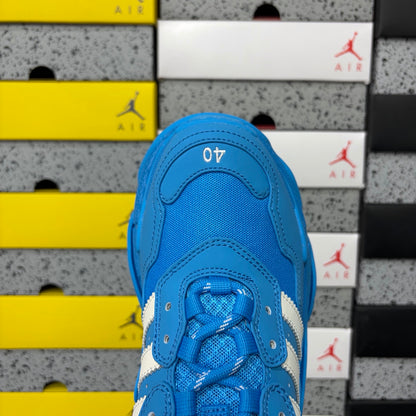 BLG Triple S x Adidas White/Blue