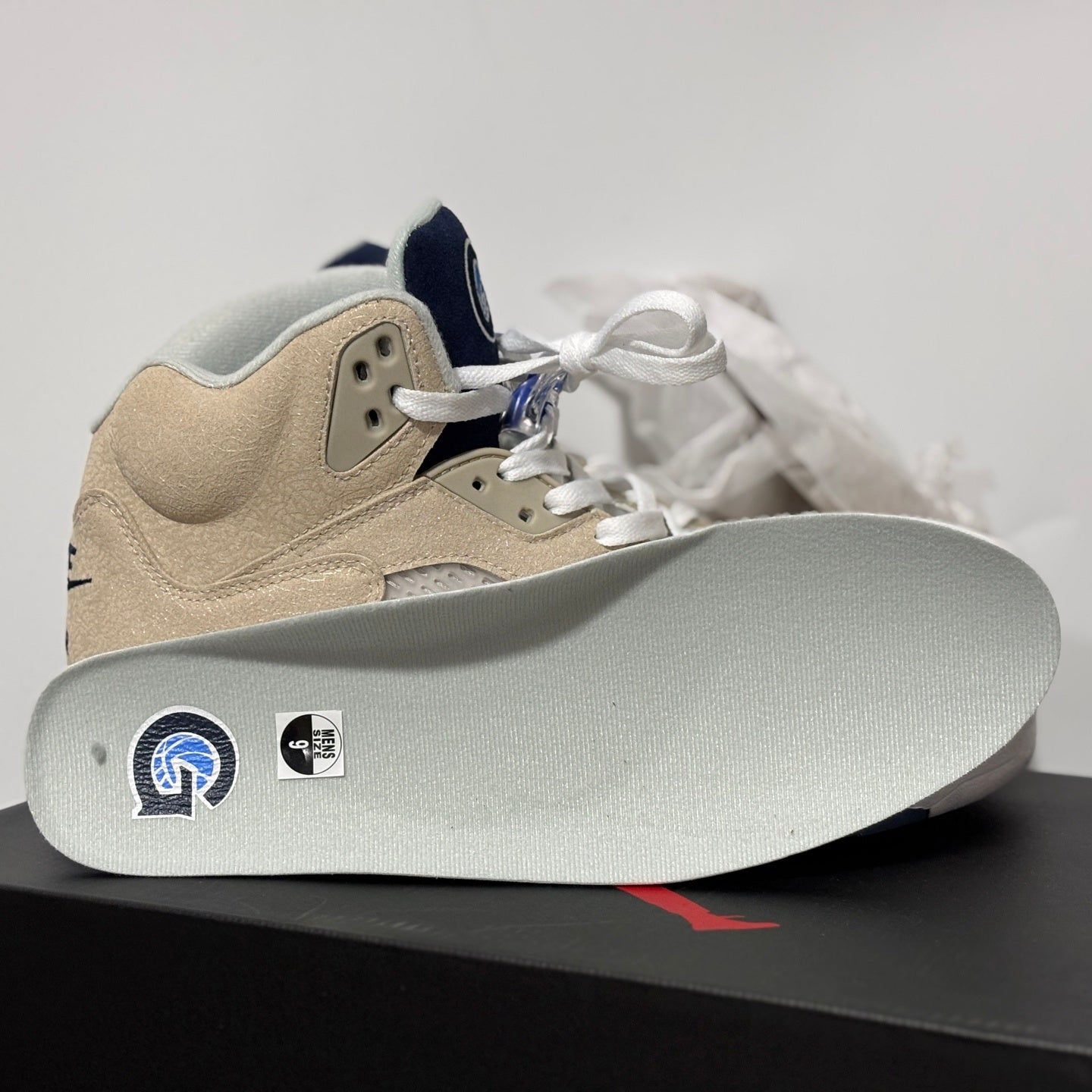 AJ 5 Retro Georgetown Sample