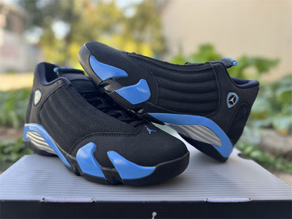 AJ14 Retro Black and Blue